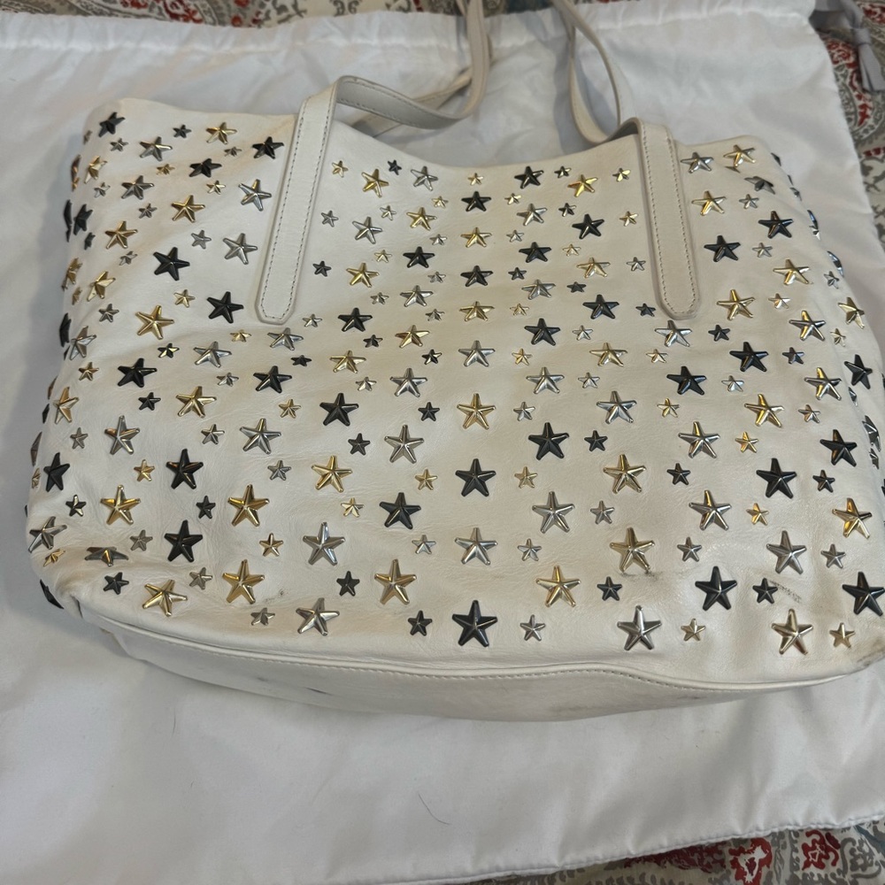 Jimmy Choo tote bag with metal stars ⭐️